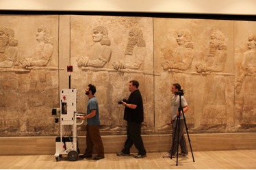 Figure 1: Street View Trolley Inside the Iraq National Museum
