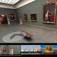 Figure 3: Google Street View- Metropolitan Museum of Art European Paintings Galleries 2010