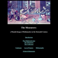 Figure 2: "The Measurers" Exhibition Homepage