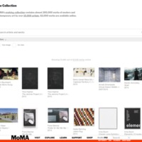 Figure 4: MoMA Collection Online with Digital Images of Objects